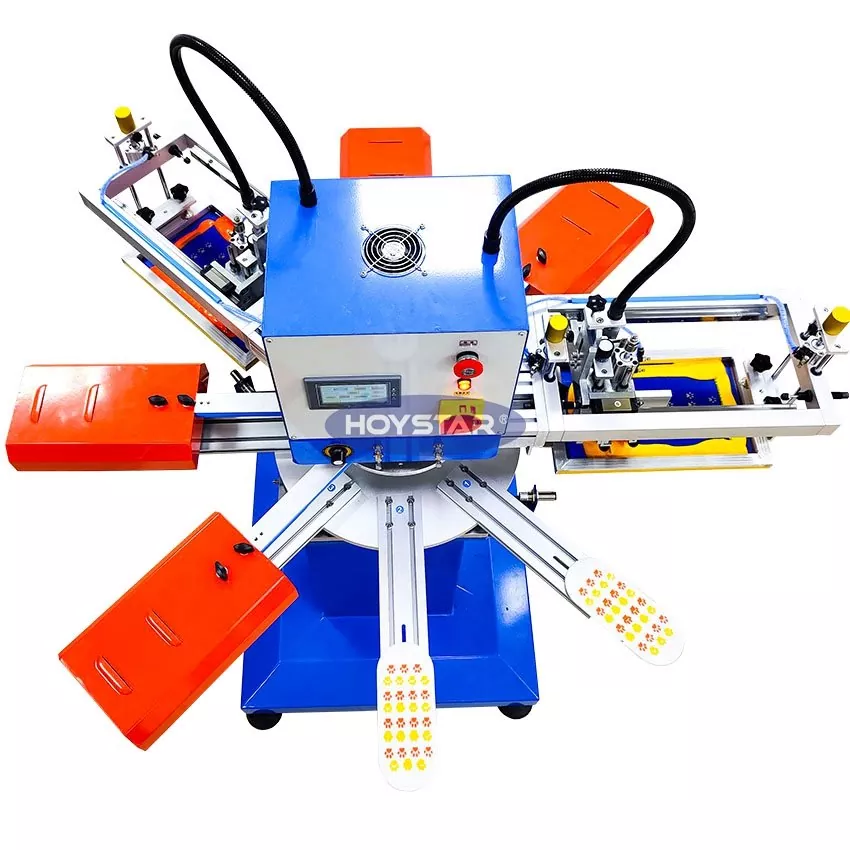 2 farver sokker serigrafimaskine